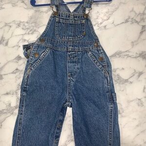 Faded Glory Blue Denim Kids Overalls